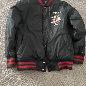 Tommy Hilfiger Black Jacket with Red Details